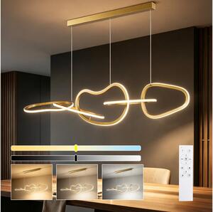 BRILAGI - Lampadario LED dimmerabile a sospensione su cavo SIGNATURE LED/80W/230V 120x25 cm oro + DO