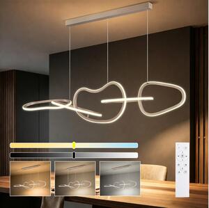 BRILAGI - LED dimmerabile lampadario a cavo SIGNATURE LED/80W/230V 120x25 cm beige + telecomando