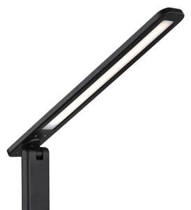 Globo 58439SA - Lampada da tavolo LED ricaricabile BRIGHTON con dimmer a sfioramento LED/4W/5V 1800 mAh nera