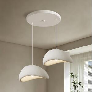 BRILAGI - Lampadario a sospensione con cavo WABI SABI 2xE27/60W/230V bianco