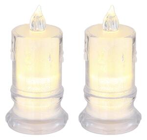 Globo 28075-2 - Set 2x LED Candela CANDLE LED/0,25W/3xLR1130