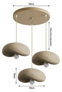 BRILAGI - Lampadario con cavo WABI SABI 3xE27/60W/230V beige