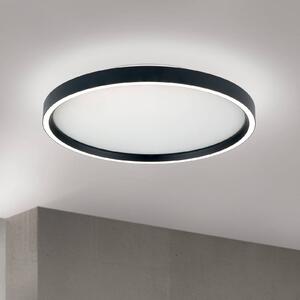 ORION Plafoniera soffitto MASCA, dimmerabile, Nero, Soggiorno / Sala da pranzo, Alluminio, Moderno, Plafoniera