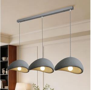 BRILAGI - Lampadario a sospensione su cavo WABI SABI 3xE27/60W/230V grigio