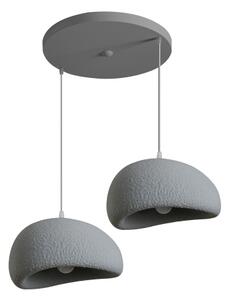 BRILAGI - Lampada a sospensione su cavo WABI SABI 2xE27/60W/230V grigia