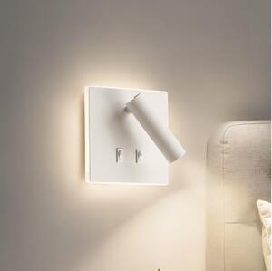 BRILAGI - Faretto LED da parete orientabile ZAYA DOUBLE LED/8W/230V + LED/3W bianco