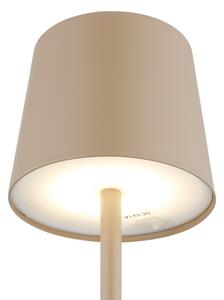 Globo - Lampada da tavolo LED Dimmerabile per esterni LED/2W/5V 3000/4000/6000K 2200 mAh IP44 crema