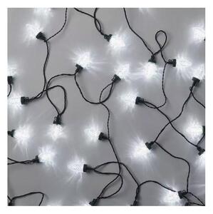 Catena luminosa LED per esterni, 50 LED / 8 funzioni, 14,8 m, IP44, bianco freddo