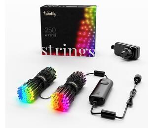 Twinkly TWS250STP-BEU - Catena luminosa LED RGB per esterni, 250 LED, 23,5 m, IP44, Wi-Fi