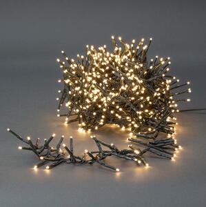 Nedis CLCS768 - Catena luminosa LED da esterno, 768 LED, 7 funzioni, 8,6 m, IP44, bianco caldo