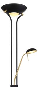 Globo 59020B - Lampada da terra dimmerabile LEONAS LED/20W/230V + LED/5,5W 3000K