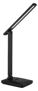 Globo 58481S - Lampada da tavolo LED LORNA dimmerabile touch 3W 5V 1800mAh nera
