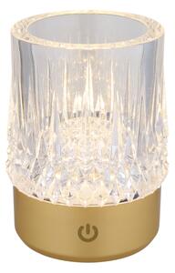 Globo 21044 - Lampada da tavolo LED dimmerabile LIZZY LED/1W/5V 1200 mAh oro