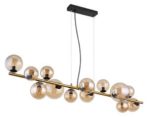 Globo 56135-13H - Lampadario LED a sospensione con cavi RIHA 13xG9/3,5W/230V ottone