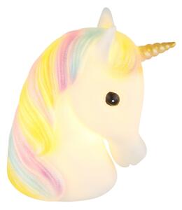 Globo 28052 - Lampada notturna LED per bambini UNICORN LED/1W/USB/3xAA