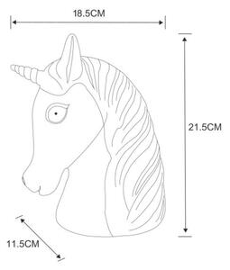 Globo 28052 - Lampada notturna LED per bambini UNICORN LED/1W/USB/3xAA