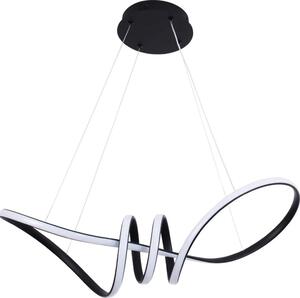 Lampadario LED a sospensione su cavo FLAVIA LED/44W/230V nero