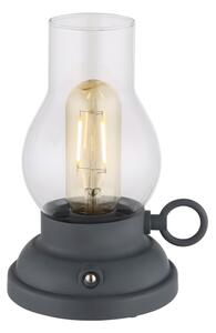 Globo 58016A - Lampada da tavolo LED dimmerabile PETRO 1W/3,7V 1200mAh antracite