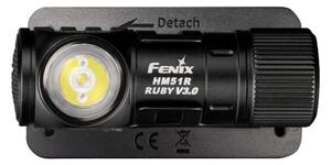 Fenix HM51RV3ABL - lampada frontale LED dimmerabile ricaricabile LED/USB 950mAh IP68 860 lm 125 h nera