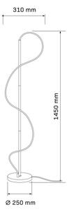 Lampada da terra LED EMMA 24W/230V, dorata
