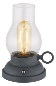 Globo 58016A - Lampada da tavolo LED dimmerabile PETRO 1W/3,7V 1200mAh antracite