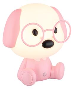 Globo 21761P - Lampada notturna LED ricaricabile PUPPY 1W/5V 500 mAh rosa