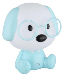 Globo 21761B - Lampada notturna LED ricaricabile PUPPY 1W/5V 500mAh blu