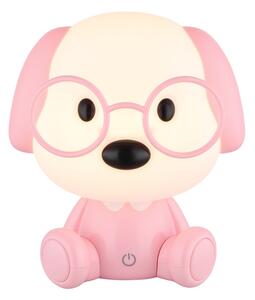 Globo 21761P - Lampada notturna LED ricaricabile PUPPY 1W/5V 500 mAh rosa