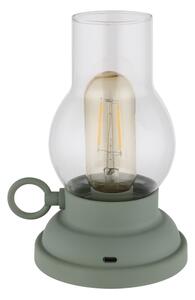 Globo 58016B - Lampada da tavolo LED dimmerabile PETRO LED/1W/3,7V 1200mAh verde