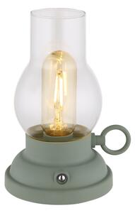 Globo 58016B - Lampada da tavolo LED dimmerabile PETRO LED/1W/3,7V 1200mAh verde