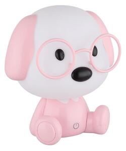 Globo 21761P - Lampada notturna LED ricaricabile PUPPY 1W/5V 500 mAh rosa