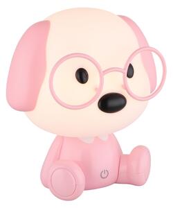 Globo 21761P - Lampada notturna LED ricaricabile PUPPY 1W/5V 500 mAh rosa