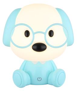 Globo 21761B - Lampada notturna LED ricaricabile PUPPY 1W/5V 500mAh blu