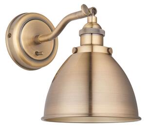 Endon 98746 - Faretto da parete FRANKLIN 1xE14/7W/230V ottone