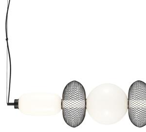 Lampadario LED a sospensione con filo ARAME LED/32W/230V nero