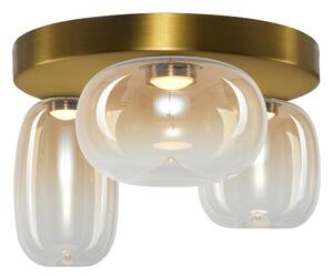 Plafoniera LED VASO LED/12W/230V diametro 42 cm oro/fumé