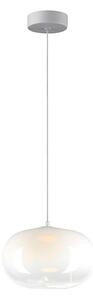 Lampadario LED a sospensione con filo VASO LED/4W/230V diametro 18 cm bianco
