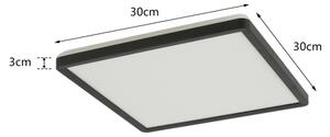 Brilagi - Lampada LED dimmerabile ULTRA SLIM 18W 230V 30x30 cm nera + DO