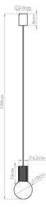Sollux SL.1709 - Lampadario a sospensione con filo HALO 1xG9/8W/230V diametro 12 cm bianco