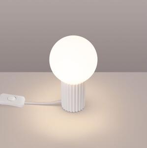 Sollux SL.1711 - Lampada da tavolo HALO 1xG9/8W/230V diametro 12 cm bianco
