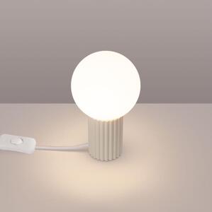 Sollux SL.1721 - Lampada da tavolo HALO 1xG9/8W/230V diametro 12 cm color crema