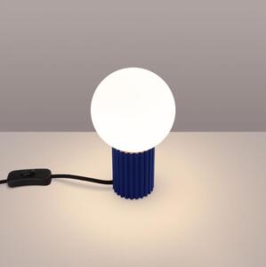 Sollux SL.1741 - Lampada da tavolo HALO 1xG9/8W/230V diametro 12 cm blu