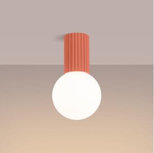 Sollux SL.1753 - Plafoniera da bagno HALO 1xG9/8W/230V IP44 rosa