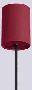 Sollux SL.1749 - Lampadario a sospensione con filo HALO 1xG9/8W/230V diametro 12 cm rosso