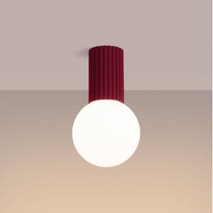 Sollux SL.1748 - Plafoniera da bagno HALO 1xG9/8W/230V IP44 rosso