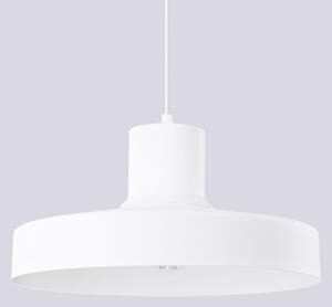 Sollux SL.1702 - Lampadario a sospensione con filo BILO 1xE27/15W/230V diametro 35 cm bianco