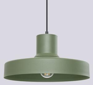 Sollux SL.1705 - Lampadario a sospensione con filo BILO 1xE27/15W/230V diametro 35 cm verde