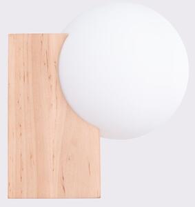 Sollux SL.1682 - Applique BULBO 1xG9/8W/230V faggio/bianco