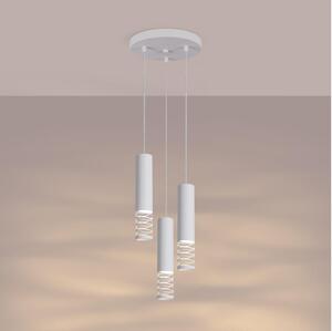 Sollux SL.1689 - Lampadario a sospensione con filo LAMI 3xGU10/10W/230V bianco