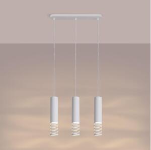 Sollux SL.1688 - Lampadario a sospensione con filo LAMI 3xGU10/10W/230V bianco